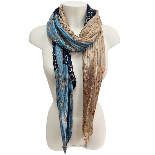 Foulard sciarpa plissettata - sciarpa,