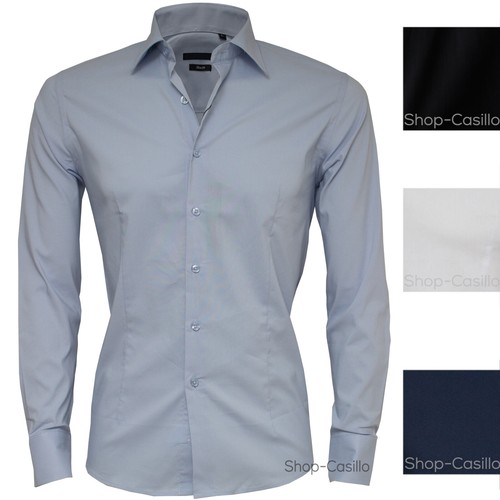 Camicia uomo cotone slim - camicia,