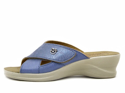 Ciabatte donna blu celeste con - donna,