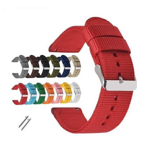 Cinturino orologio nylon rosso