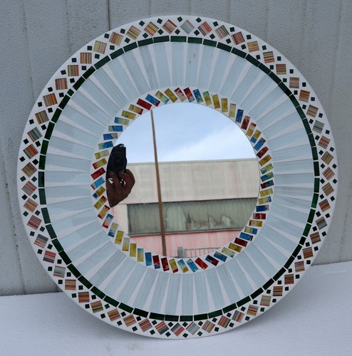 Specchio legno e - legno, mosaico